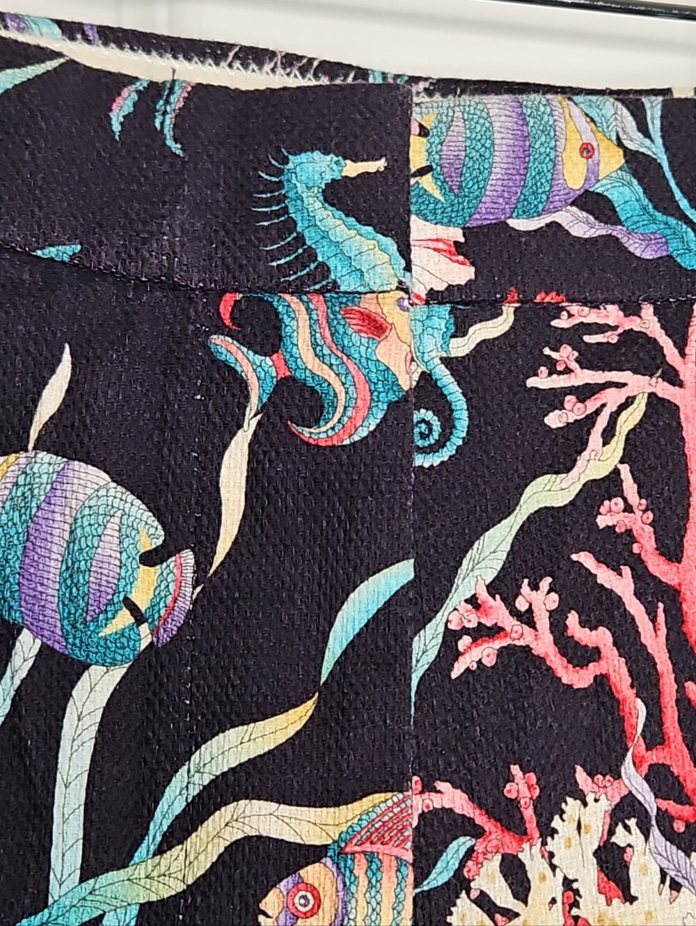 J CREW Collection Patio Pant 4 Ratti Under The Sea Print Straight Leg Crop $148 - Picture 8 of 16
